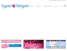 Tablet Screenshot of crystaldelights.com