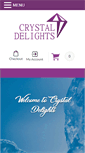 Mobile Screenshot of crystaldelights.co.uk